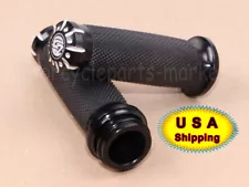 Edge Cut Electronic Throttle 1" Hand Grips For Harley Electra Road Street Glide