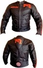 Moto Gp Racing Motorbike Jacket Pure Cow Hide Leather/ 5 Ce Approved Protections
