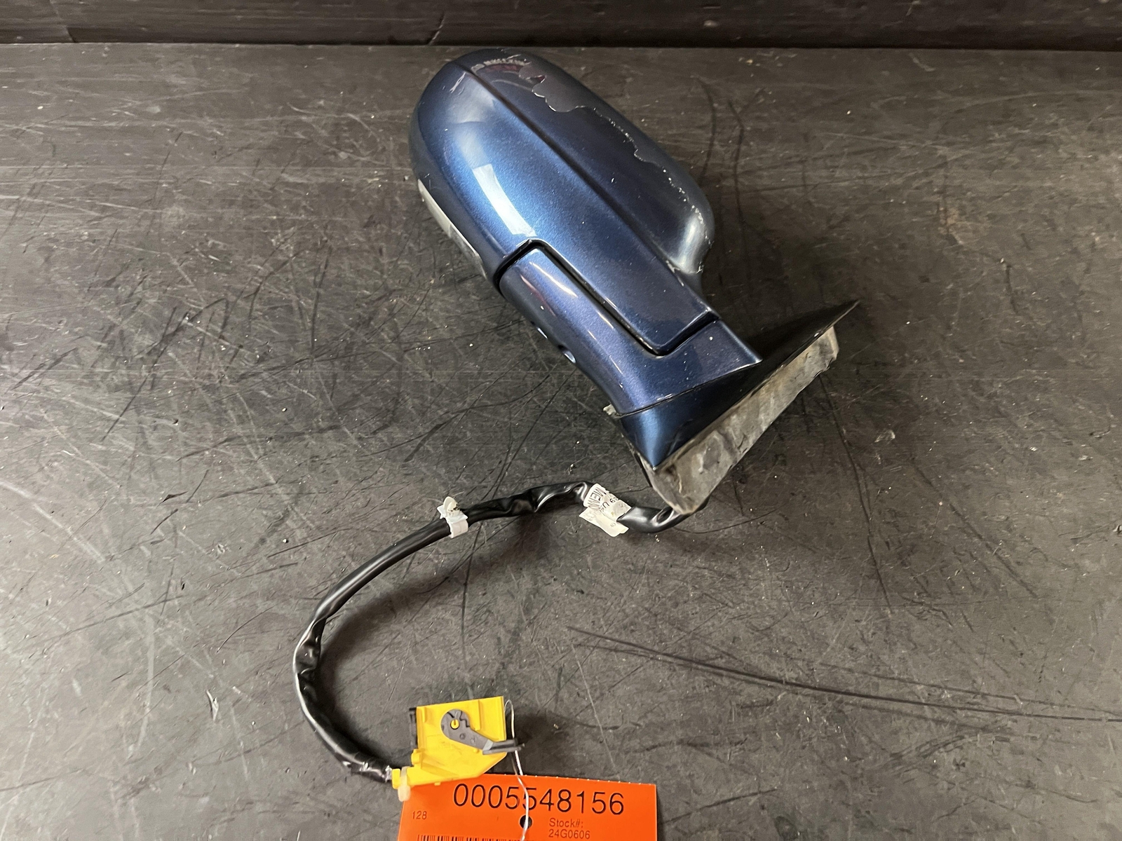 03-07 MASERATI QUATTROPORT POWER PASSENGER SIDE VIEW DOOR MIRROR BLUE 203852