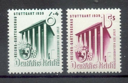 Dr-3.Reich Garden Exhibition 692/93 Luxury ** MNH Postfranco 20EUR (N0134