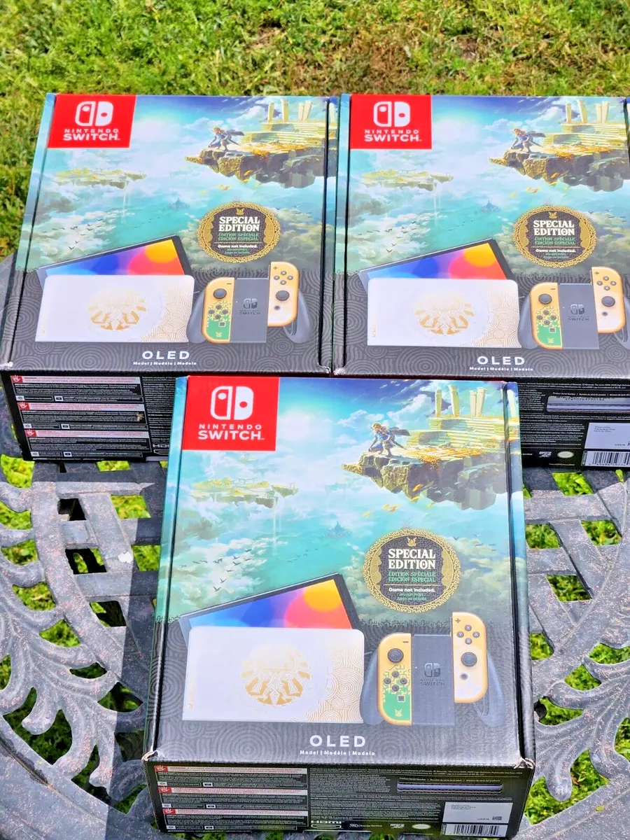 2023 Nintendo Switch OLED Zelda Tears of the Kingdom Limited