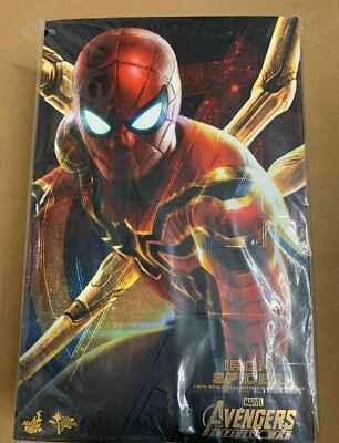 New Hot Toys MMS482 Avengers Infinity War Iron Spider Peter Parker