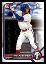 2022 Bowman 1st Edition  Yhoswar Garcia #BP-90 Philadelphia Phillies