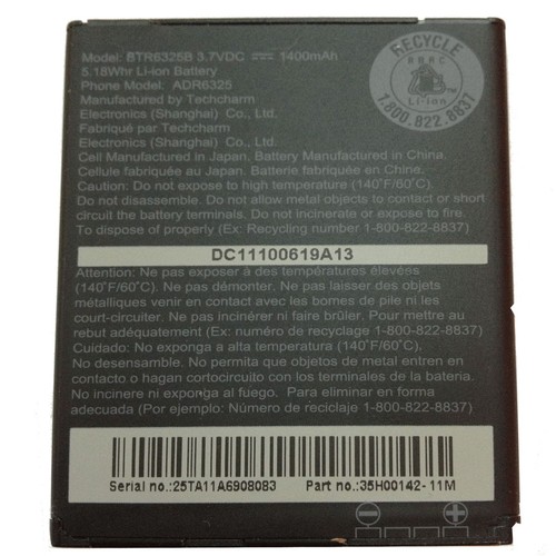 OEM BTR6325 BTR6325B HTC Merge ADR6325 Original Battery