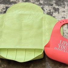 Tiny Diner Baby Eating/Feeding Accessories Portable Placemat  Vinyl Bib