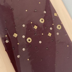 Agent Provocateur Ginger SOIREE Burgundy Tights S NEW