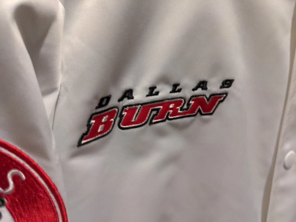 Mitchell And Ness MLS Dallas Burn Bomber Jacket Size XL NWT $150 Retail - Image 4 of 4