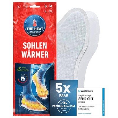 THE HEAT COMPANY Sohlenwärmer 5 10 oder 30 Paar EXTRA WARM Wärmesohlen Fußwärmer