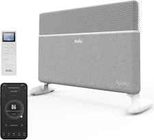 Ballu WiFi Smart Panel Heater, 1500W Wall/Floor Space Heater w/ Remote & Alexa