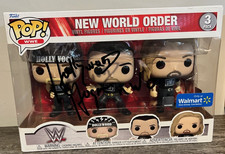 Hulk Hogan Signed New World Order NWO WWE Funko POP 3 Pack w/ Hogan Holo