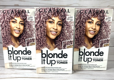 Clairol Blonde It Up Sheer Amethyst Crystal Glow Toner for Bleach Highlited Hair