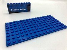 Lego (c) 1x Platte 8x16 - 92438 - blau - plate -  blue