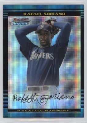 2002 Bowman Chrome X-Fractor 68/250 Rafael Soriano #290 0w7