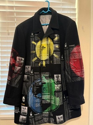Earth Blessings ''Snow Milk'' Calvin Klein coat- fits XL or US size of 14-16