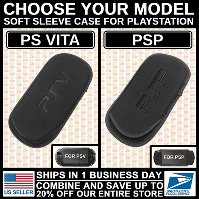 Soft Sleeve Case Travel Protective Pouch Sony PSP/PSV/PS Vita 1000/2000/3000