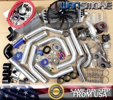 Chrome Series Turbo Kit T4 Turbocharger For 1986 Mazda Rx7 1.3l 13b-rew Rotary