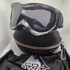 Ski Brille Schwarz Cox Swain inkl. Hülle und Box / Snowboard