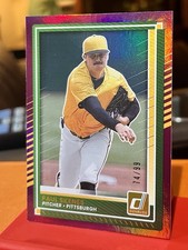 2025 PAUL SKENES /99 Panini Donruss Purple Holo #29 Pirates ROY!! CY YOUNG!!!