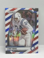 2024 Panini Prizm - Red White & Blue #296 Lenny Moore Colts