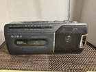 Sony 2 Way Speaker System Boombox Cassette (Non Working) FM AM Radio Black As-Is