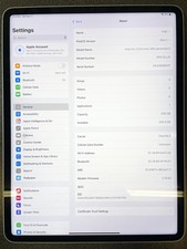 Apple iPad Pro 6th Gen 256GB, 12.9 in Wi-Fi-Silver- GRADE D