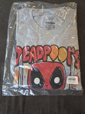 Funko Pop! Marvel Collector Corps Deadpool In Cake T-shirt Size 3w×rXL New