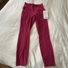 Lululemon Align HR Leggings 25-inch Pink Size UK6