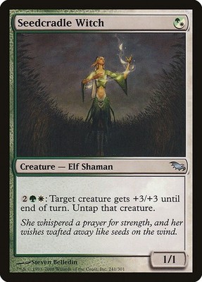 Seedcradle Witch NonFoil Shadowmoor 241 NM MTG