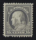 CKStamps: US Stamps Collection Scott#418 15c Franklin Mint LH OG Gum Disturb
