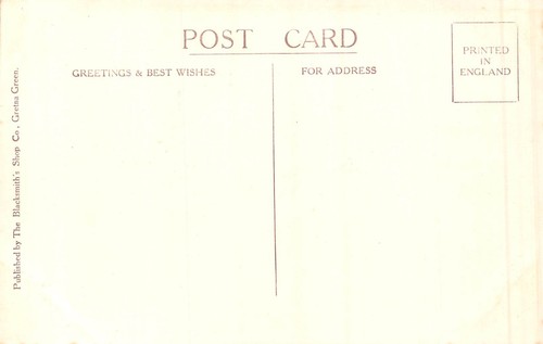 POSTCARD SCOTLAND THE OLD TOLL BAR AND FIRST HOUSE - Picture 2 of 2