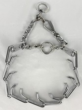 Sprenger ChromePlated Adjustable 9 Prong Dog Collar w/Swivel Quick Release Snap