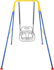 Swing Stand, Metal A-Frame Hammock Chair Stand, Foldable Baby Swing Frame No SEA