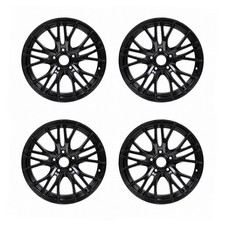 Set Of 4 17 Inch Black Alloy Wheels For 2016-2025 Audi Off Road 5x112 Haib Set Of 4 17 Inch Black Alloy Wheels For 2016-2025 Audi Off Road 5x112 Haib