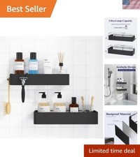 Shower Caddy - 2 Pack Adhesive Shower Organizer, Rustproof Metal Shelves, No-...