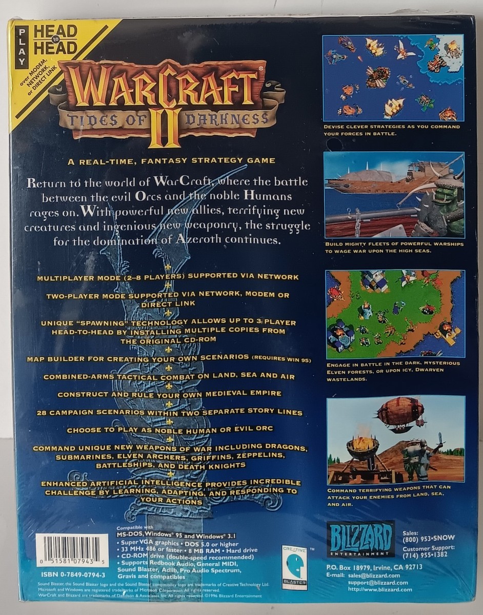 WarCraft II: Tides of Darkness (PC, 1995) for sale online | eBay