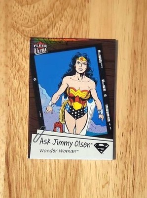 WONDER WOMAN Ask Jimmy Olsen 2026 Fleer Ultra Superman 
