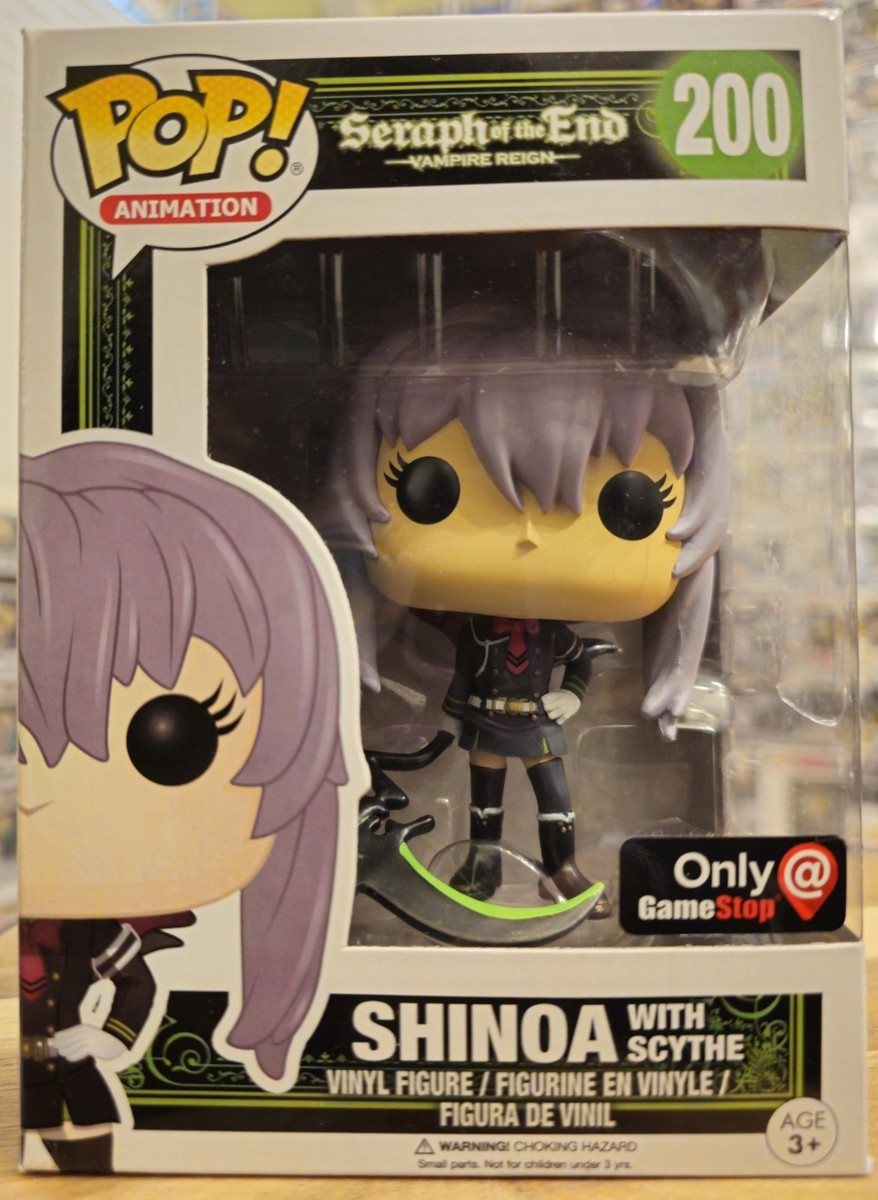 Funko Pop Seraph Of The End Shinoa W/Scythe #200 Gamestop