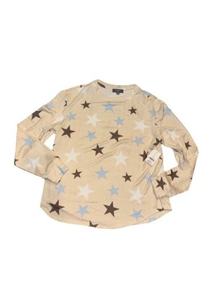 NWT Women's Macro Star LOFT Long Sleeve Soft Sleep Tee Size Small