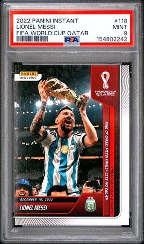 World Cup Lionel Messi 2022 Panini World Cup Lionel Messi #118