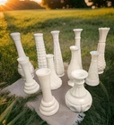 Hoosier Milk Glass Planter Vases Assorted White Wedding Bridal Cottage Lot of 11