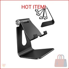 Adjustable Cell Phone Stand, Phone Stand, Cradle, Dock, Holder, Aluminum Desktop