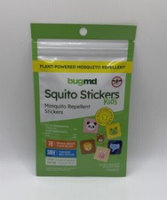 BugMD Plant-Powered Squito Stickers for Kids - 1 Pack