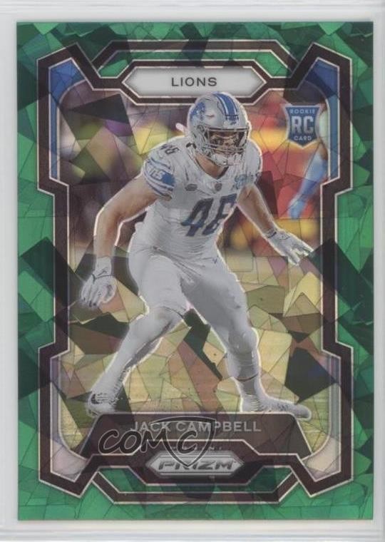 2023 Panini Prizm Rookies Green Ice Prizm Jack Campbell #330 0fo5