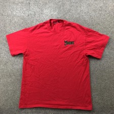 Vintage West Tenn Diamond Jaxx Shirt Mens Medium Red Minor League Embroidered