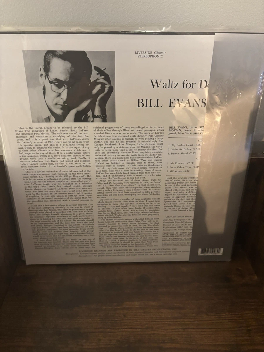 Bill Evans Waltz for Debby Limited 180-Gram Vinyl Original Jazz Classics Ojc