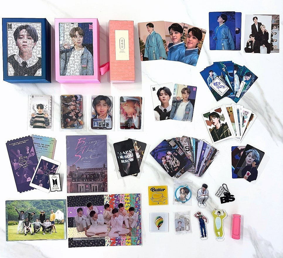 Bts lot k-pop photocard merchandise bundle