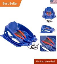 Durable Infant Snow Sled with Comfortable Back Support - Ideal for Toddlers