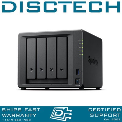 Synology 64TB DS925+ 4x 16TB Enterprise 24/7 SATA NAS Server 4GB RAM