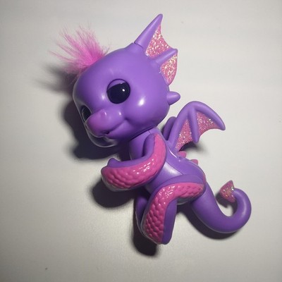 Fingerlinge lila Baby Drache Kaylin sprechendes Spielzeug 5'' niedliches elektronisches Haustier Wowwee