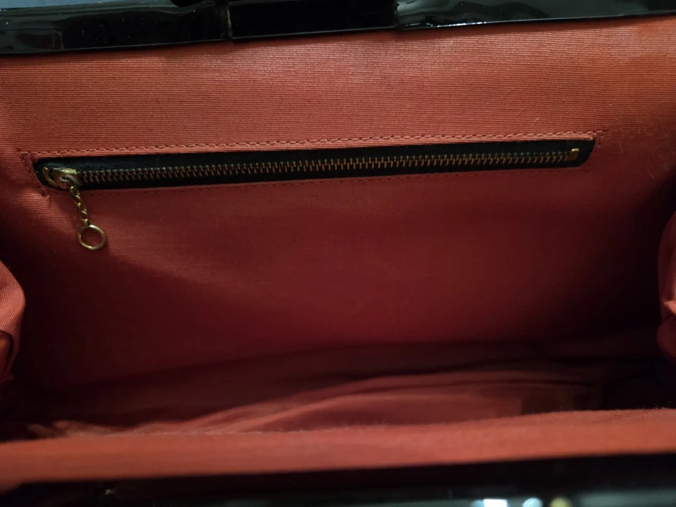 Vintage 1950s Handbag, Purse. Black. - Image 4 of 4